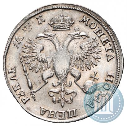 Picture 1 rouble 1720 year OK "Portrait in armour"