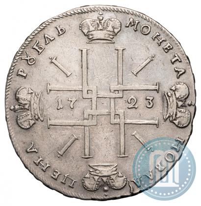 Picture 1 rouble 1723 year OK "Portrait with ermine mantle"