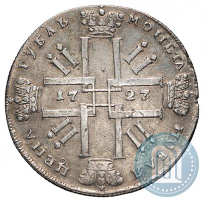 Фото 1 рубль 1727 года СПБ "Петербургский тип"