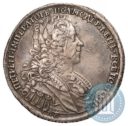 Фото Полтина 1727 года СПБ "Петербургский тип"