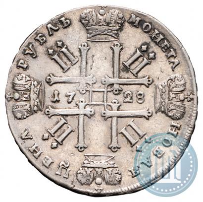 Picture 1 rouble 1728 year  "Type of 1728"