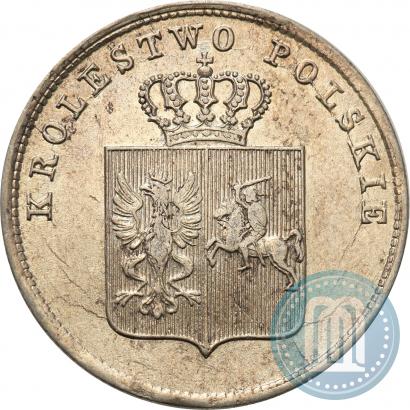 Picture 2 złote 1831 year KG "Polish uprising"