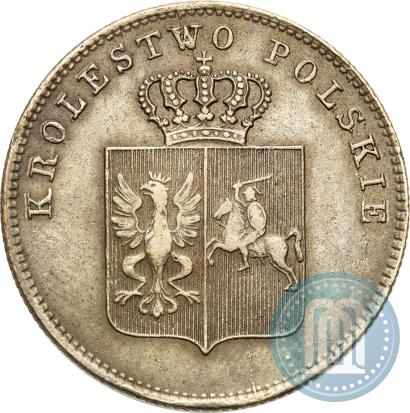 Picture 2 złote 1831 year KG "Polish uprising"