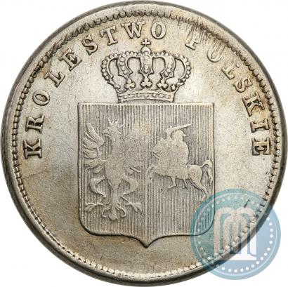 Picture 2 złote 1831 year KG "Polish uprising"