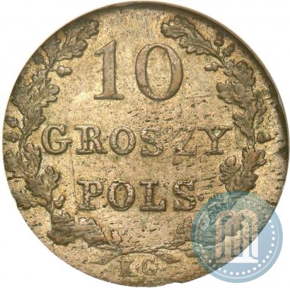 Picture 10 groszy 1831 year KG "Polish uprising"