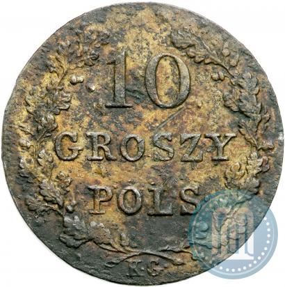 Picture 10 groszy 1831 year KG "Polish uprising"