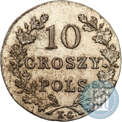 Picture 10 groszy 1831 year KG "Polish uprising"