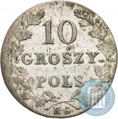 Picture 10 groszy 1831 year KG "Polish uprising"