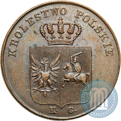 Picture 3 grosze 1831 year KG "Polish uprising"