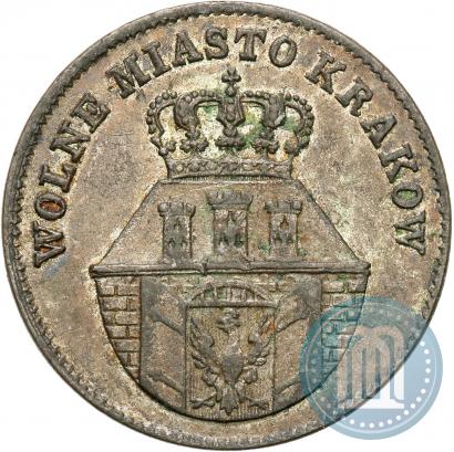 Picture 1 złoty 1835 year  "Free city of Kraków"