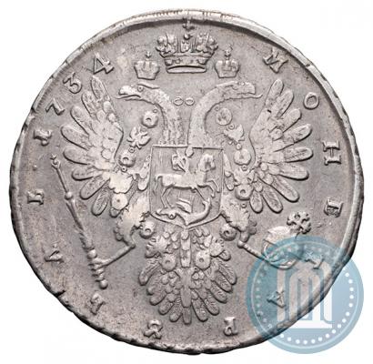 Picture 1 rouble 1734 year  "Type of 1735"