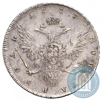 Picture 1 rouble 1737 year  "Portrait by Gedlinger"