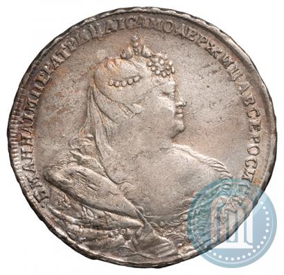 Фото 1 рубль 1738 года  "Московский тип"