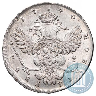 Picture 1 rouble 1740 year СПБ "Petersburg type"