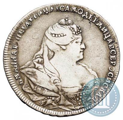 Picture 1 rouble 1740 year  "Moscow type"