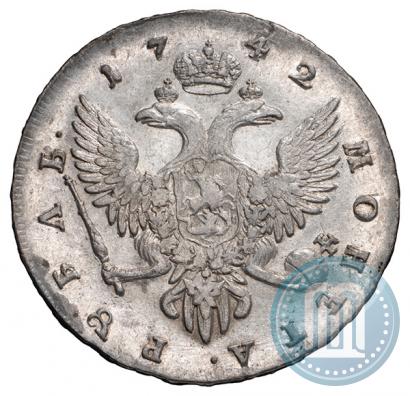 Picture 1 rouble 1742 year СПБ 
