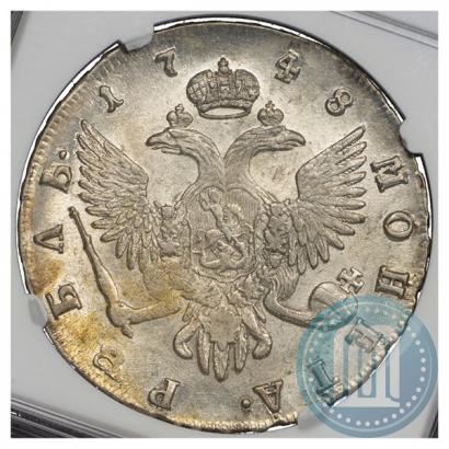 Picture 1 rouble 1748 year СПБ 