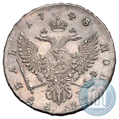 Picture 1 rouble 1748 year ММД 