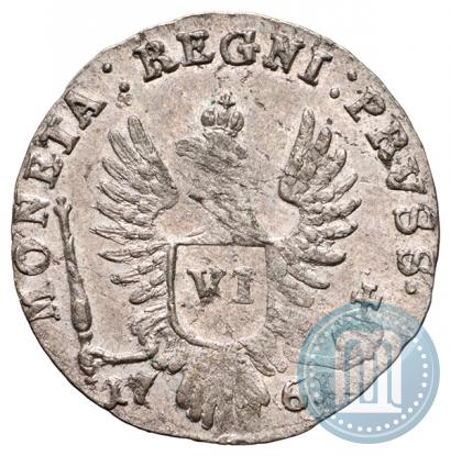 Picture 6 groszy 1761 year  