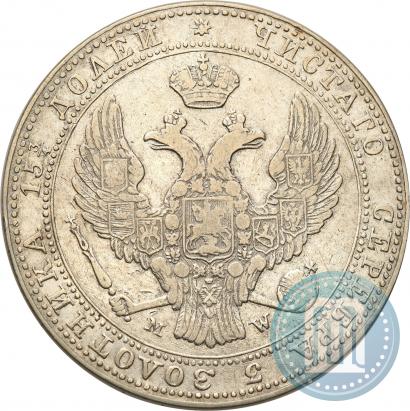 Picture 3/4 roubles - 5 złotych 1838 year MW 