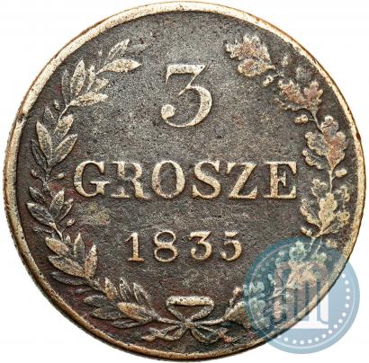 Picture 3 grosze 1835 year MW 