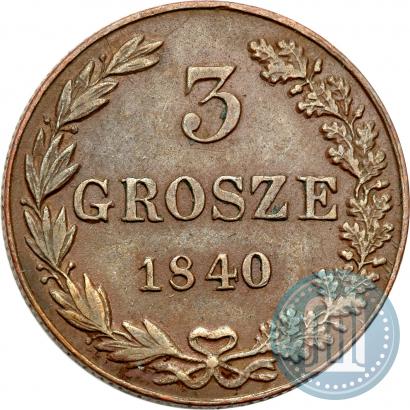 Picture 3 grosze 1840 year MW 