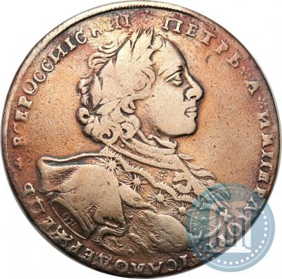 Picture 1 rouble 1723 year OK "Portrait with ermine mantle"