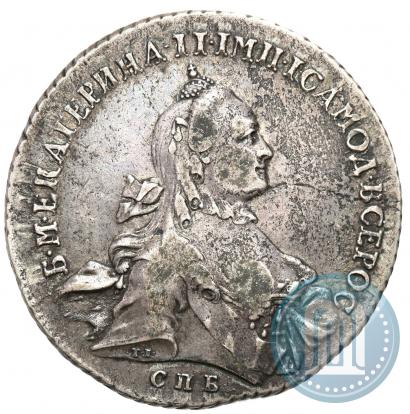 Фото 1 рубль 1762 года СПБ-НК 