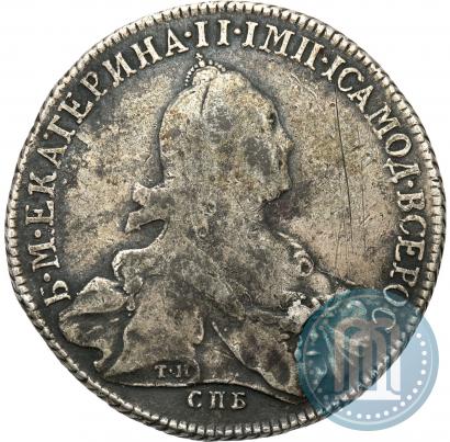 Фото 1 рубль 1773 года СПБ-ЯЧ-Т.И. 