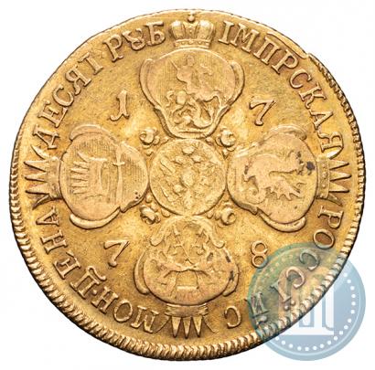 Picture 10 roubles 1778 year СПБ 