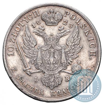 Picture 10 złotych 1823 year IB 