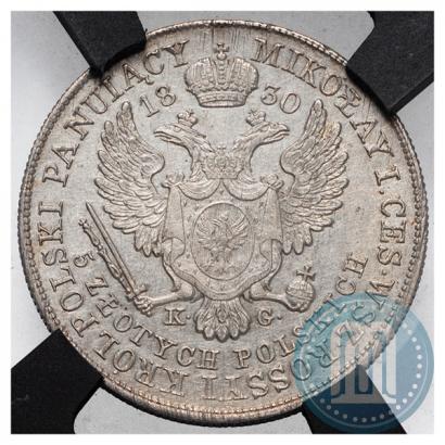 Picture 5 złotych 1830 year KG 