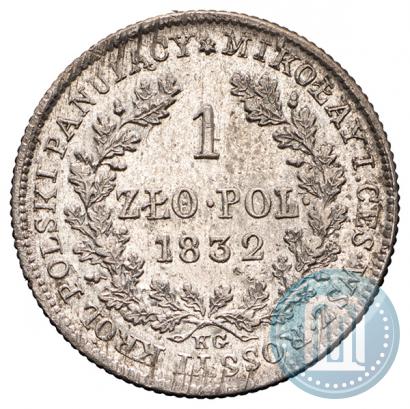 Picture 1 złoty 1832 year KG 