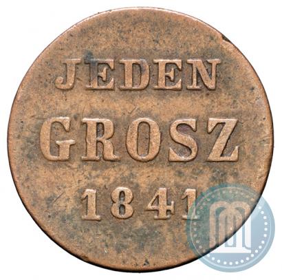 Picture 1 grosz 1841 year MW "Pattern"