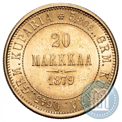 Picture 20 markkaa 1879 year S 