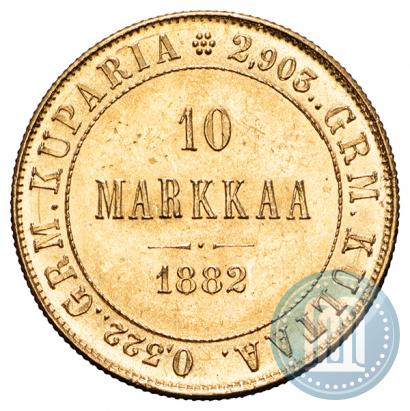 Фото 10 марок 1882 года S 