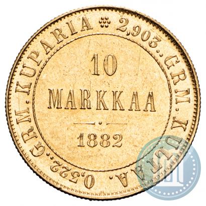 Picture 10 markkaa 1882 year S 