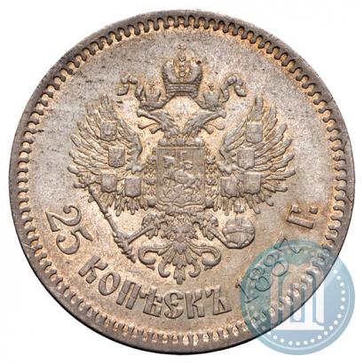 Picture 25 kopecks 1887 year (АГ) 