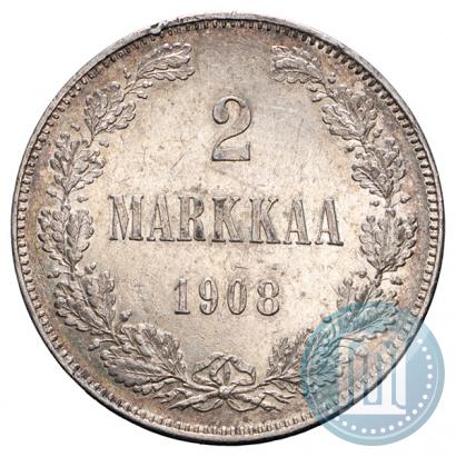 Picture 2 markkaa 1908 year L 