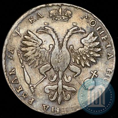 Picture 1 rouble 1721 year K "Portrait with shoulder straps"
