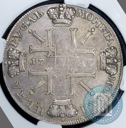 Picture 1 rouble 1725 year СПБ "Sun rouble, portrait in armour"