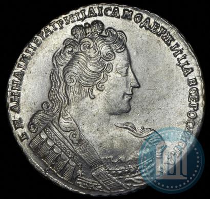 Фото 1 рубль 1733 года  