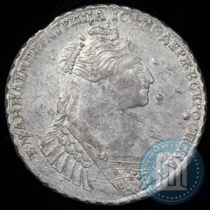 Фото 1 рубль 1734 года  "Тип 1735 года"