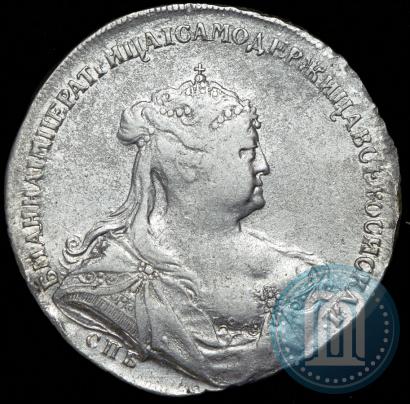 Picture Poltina 1739 year СПБ "Petersburg type"