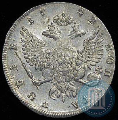 Picture 1 rouble 1742 year ММД 
