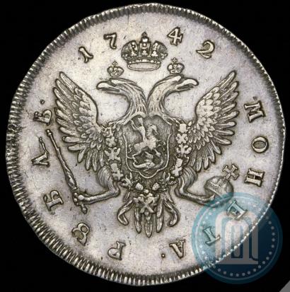 Picture 1 rouble 1742 year СПБ 