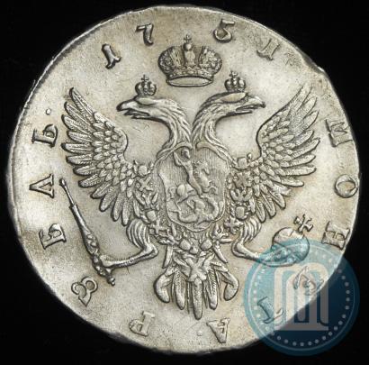 Picture 1 rouble 1751 year ММД 