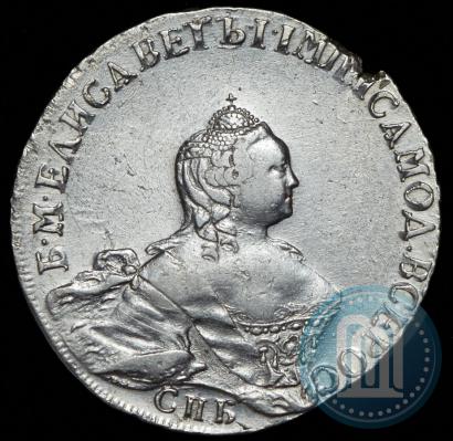 Picture Poltina 1754 year СПБ-IМ "Portrait by Benjamin Scott"