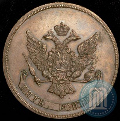 Picture 5 kopecks 1757 year  