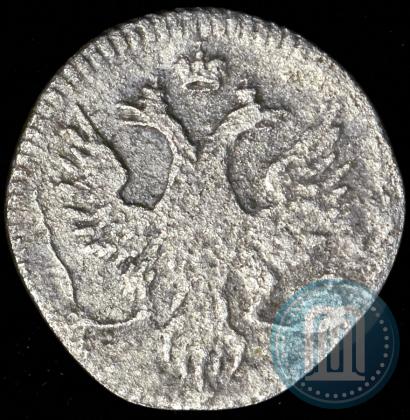 Picture 2 kopecks 1757 year  "For Livonia"